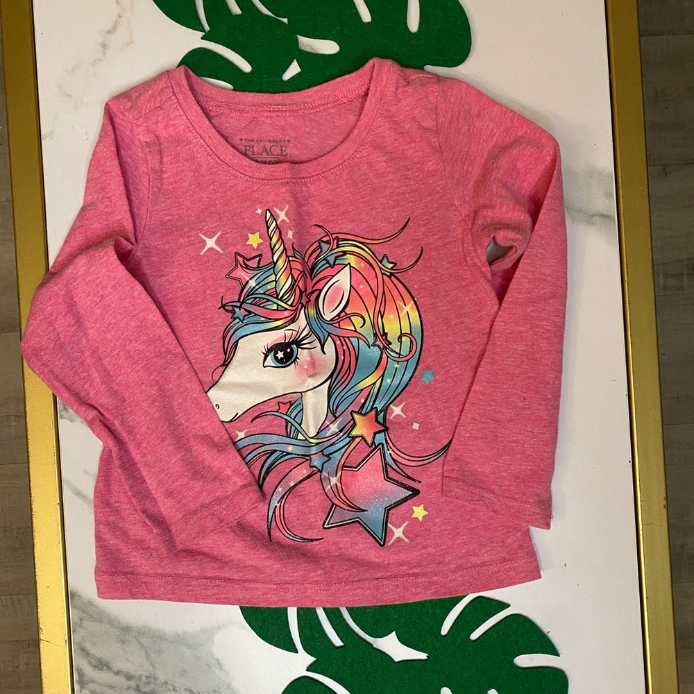 4 Childrens Place shirts, 18-24 months, 2 long sleeve, 2 short sleeve - Picture 5 of 6
